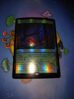 Magic The Gathering MH3 Shifting Woodland Foil Card NM - Image 3