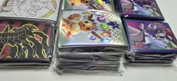 Pokemon ETB Lot Of 17 Various ETB Card Sleeves - All Sealed Card Sleeve Packs - Image 2