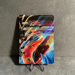 Zacian V-Union 4 Card Promo Set SWSH163-SWSH166 Black Star Promo Holo - Image 2