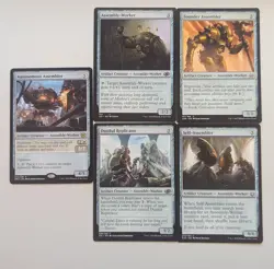 MTG Artifacts Assembly-Worker lot. 5 cards. - Image 1