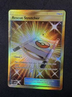 Pokemon Card Rescue Stretcher Gold #165/147 SM Burning Shadows - Near Mint - Image 3
