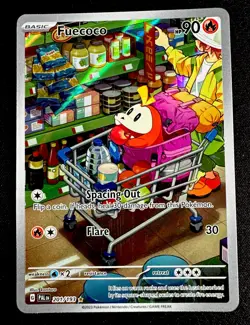 Fuecoco 201/193 NM Paldea Evolved ILLUSTRATION RARE Holo Pokemon Card Near Mint - Image 1