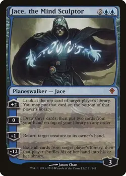 Jace, the Mind Sculptor Worldwake LP MTG - Image 1