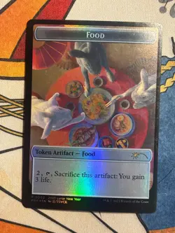 Food Token Foil Lunar New Year of the Rabbit 2023 Promo LP MTG - Image 1