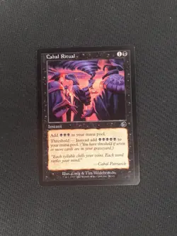 Magic the Gathering MTG Cabal Ritual Black Torment Common - Image 1
