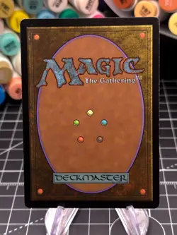 Hand Painted Altered Art Magic The Gathering MTG SWAMP Mana Anime Horn WAifu - Image 2