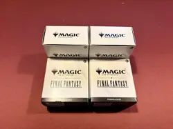 4 (Four) Magic The Gathering Final Fantasy Prerelease Kits - Image 1