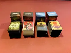 Fallout Magic the Gathering (MtG) Commander EHD Precon Decks - All Four Sleeved - Image 1