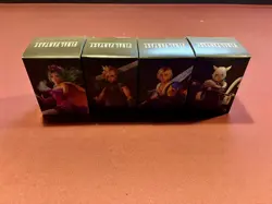 Magic MTG Final Fantasy All 4 Commander Decks with Sleeves - Image 2