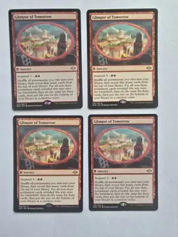 4x Glimpse Of Tomorrow - Modern Horizons 2 - Near Mint - MTG - Image 1