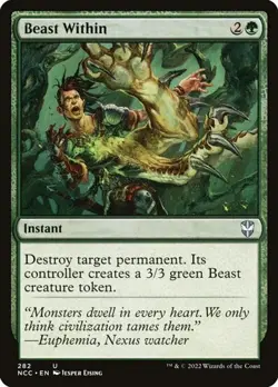 Beast Within Streets of New Capenna Commander LP MTG - Image 1
