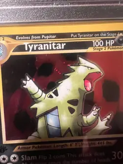 Pokemon Tyranitar 2001 Neo Discovery Holo Rare #12 PSA 10 GEM MINT 1st Edition - Image 2