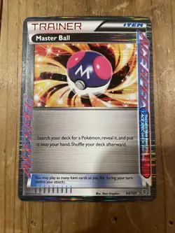 Pokemon TCG Master Ball Ace Spec 94/101 Plasma Blast Set NM Condition - Image 1
