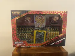Pokemon TCG Crown Zenith Shiny Zamazenta Premium Figure Collection New Sealed - Image 1