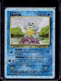2002 Pokemon Legendary Collection Squirtle Reverse Holo #95/110 - Image 1