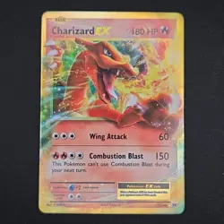 Pokemon TCG Card Charizard ex 12/108 XY Evolutions Holo Rare - LP - Image 1
