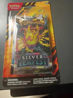 Pokemon Sword & Shield silver tempest 2-pack blister With victini Pin - Image 1