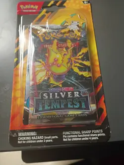 Pokemon Sword & Shield silver tempest 2-pack blister With victini Pin - Image 3
