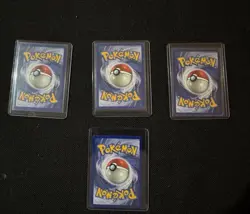 Vintage Pokemon Lot (4 cards) Rare WOTC, Holo Base Set, Jungle, Mew Promo - Image 2