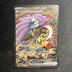 Pokemon TCG Prismatic Evolutions Raging Bolt EX Sir 166/131 - Image 1