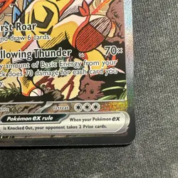 Pokemon TCG Prismatic Evolutions Raging Bolt EX Sir 166/131 - Image 4