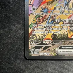 Pokemon TCG Prismatic Evolutions Raging Bolt EX Sir 166/131 - Image 5