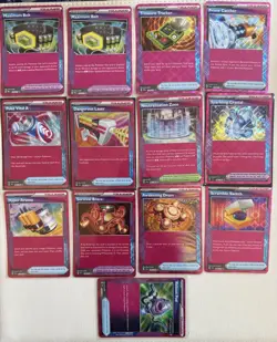 x13 Pokemon Trainer Holo Rare Mint Bundle Prismatic Evolutions & SV sets - Image 1
