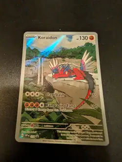 Pokemon TCG Koraidon SVP Black Star Promos SVP014 Holo NM - Image 1