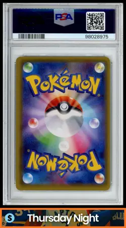 2015 POKEMON XY SERIES BANDIT RING (JP) #89 TYRANITAR EX FA 1ST EDITION PSA 8 - Image 2