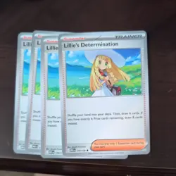 Lillie’s Determination 119/132 Pokemon Mega Evolution 4x Playset Fast Shipping - Image 1
