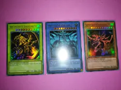 Yu-Gi-Oh! LC02-DE Gotterkarten - Obelisk, Slifer, Ra - Sammlung Set - Near Mint - Image 1