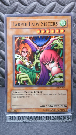 | Yugioh Harpie Lady Sisters MRD-009 Super Rare OG Print Metal Raiders PL 🔥 | - Image 1