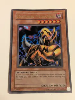 The Fiend Megacyber Yu-Gi-Oh PSV-100 Pharaoh's Servant Unlimited LP - Image 1