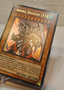 Armed Dragon LV10 DP2-EN013 Ultra Rare 1st Edition Yugioh 911 - Image 3