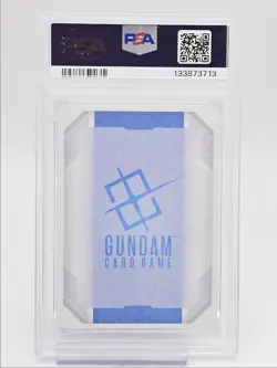 GUNDAM 2025 GUNDAM NEWTYPE RISING LEGENDARY RARE E GD01-001 PSA 10 Q6065 - Image 2