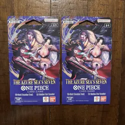 One Piece CCG OP14-EB04 Sleeved Booster Pack New Sealed X2 - Image 1