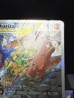 Pokemon Card Charizard VSTAR SWSH262 Black Star Promo Played - Image 2