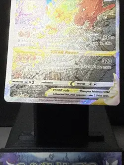 Pokemon Card Charizard VSTAR SWSH262 Black Star Promo Played - Image 4