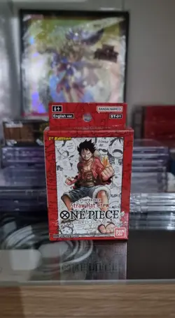 Super Pre Release Straw Hat Deck One Piece Card Game UNSEALED without Luffy L - Image 1