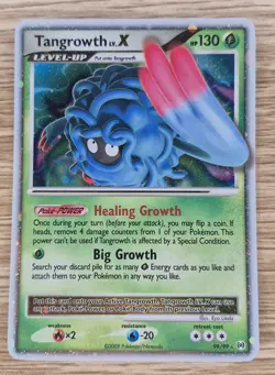 Tangrowth Lv. X 99/99 Arceus Holo Rare Pokemon Card Nintendo 2009 LP - Image 1