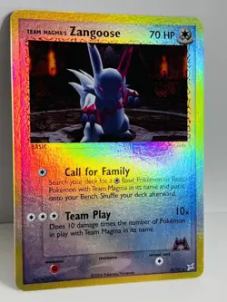 Pokemon Card - Zangoose - EX Team Magma vs Aqua - Reverse Holo Rare - 23/95 - Image 2