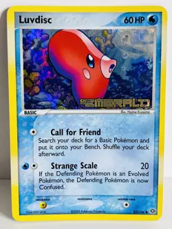 Luvdisc 53/106 - Reverse Holographic- EX Emerald Stamped - Pokemon Card - Image 2