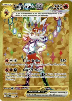 Cinderace ex - | Promo | SV: Scarlet & Violet Promo Cards | 163 | NM | EN - Image 1