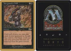 [1x] Yawgmoth's Will - Jakub Slemr - 1999 Slight Play, English World Championshi - Image 1