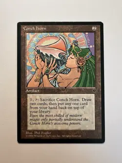 Conch Horn - RESERVED LIST - MTG Fallen Empires - NM - Image 1