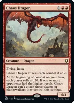 MTG Chaos Dragon - 784 / English / Near Mint - Image 1