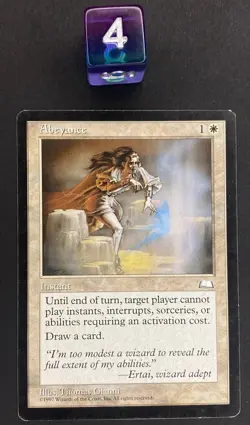 MTG Abeyance (Weatherlight) - Lightly Played (Only 1 Card Left!) - Image 1