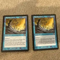 Parallax Tide x2 - Nemesis (NMS) - Blue MTG vintage magic the gathering - Image 1