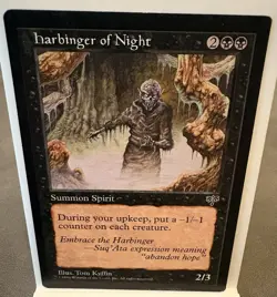 🔥 Harbinger of Night NONFOIL MTG Moderate Play Mirage Reserved List 🔥 - Image 1