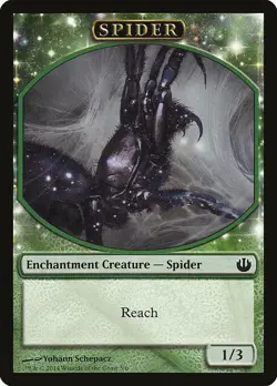 10x 10 x Spider Token (05/06) x10 MTG Journey into Nyx - Image 1
